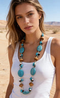 Charger l'image dans la visionneuse de la galerie, Sautoir turquoise COLORADO