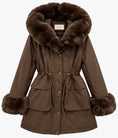 Load image into Gallery viewer, STEPHAN – Parka femme capuche fausse fourrure