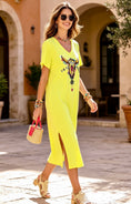 Cargar la imagen en la vista de la galería, Robe Longue Bohème Cheyenne – Robe Coton Femme Style Boho Chic