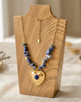 Charger l'image dans la visionneuse de la galerie, Collier Cœur Azucena | Pierres Bleues Style Mille et Une Nuits✨