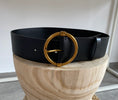 Charger l'image dans la visionneuse de la galerie, Ceinture cuir noir STEFY
