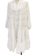 Load image into Gallery viewer, BARDOT white English embroidery dress 2 sizes