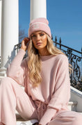 Cargar la imagen en la vista de la galería, Bonnet douillet HOLY – Laine & Viscose Broderie 2C 🌸