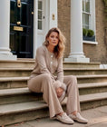 Charger l'image dans la visionneuse de la galerie, Ensemble maille JACKY – pull Boutons Fleurs bijoux & Pantalon Large