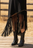 Cargar la imagen en la vista de la galería, Boots Noires Pailletées LOLA – Style Tiags Chic Femme