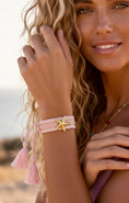 Load image into Gallery viewer, Bracelet Tissu Étoile de Mer SUNNY 🌴✨ | Bohème Ajustable