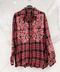 Cargar la imagen en la vista de la galería, Chemise BILLY – Carreaux & Broderies Western