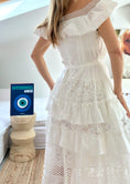 Load image into Gallery viewer, Robe bohème blanche ESMERALDA