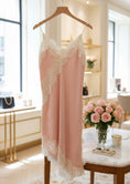 Load image into Gallery viewer, Robe satinée dentelle MOOREA