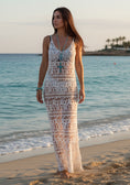 Load image into Gallery viewer, DESIREE crochet long dress