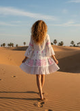 Load image into Gallery viewer, Robe Bohème MARIA ✨ Coton, Sequins & Broderies 🌸⭐