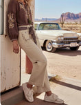 Load image into Gallery viewer, Baskets Crèmes à Franges BUFFALO – Style Western Boho Chic
