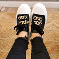 Load image into Gallery viewer, black LABELA sneakers