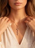 Charger l'image dans la visionneuse de la galerie, Pendentif Doré Goutte d'Eau SAMIRA  – Style Gipsy Ethnique Chic✨
