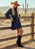 Charger l'image dans la visionneuse de la galerie, Robe Jean CASSIDIE – Robe Boho Chic Femme
