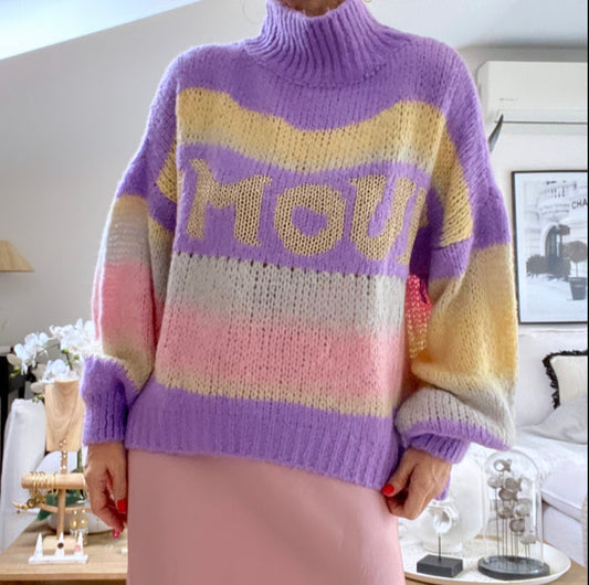 NANA multicolor striped sweater