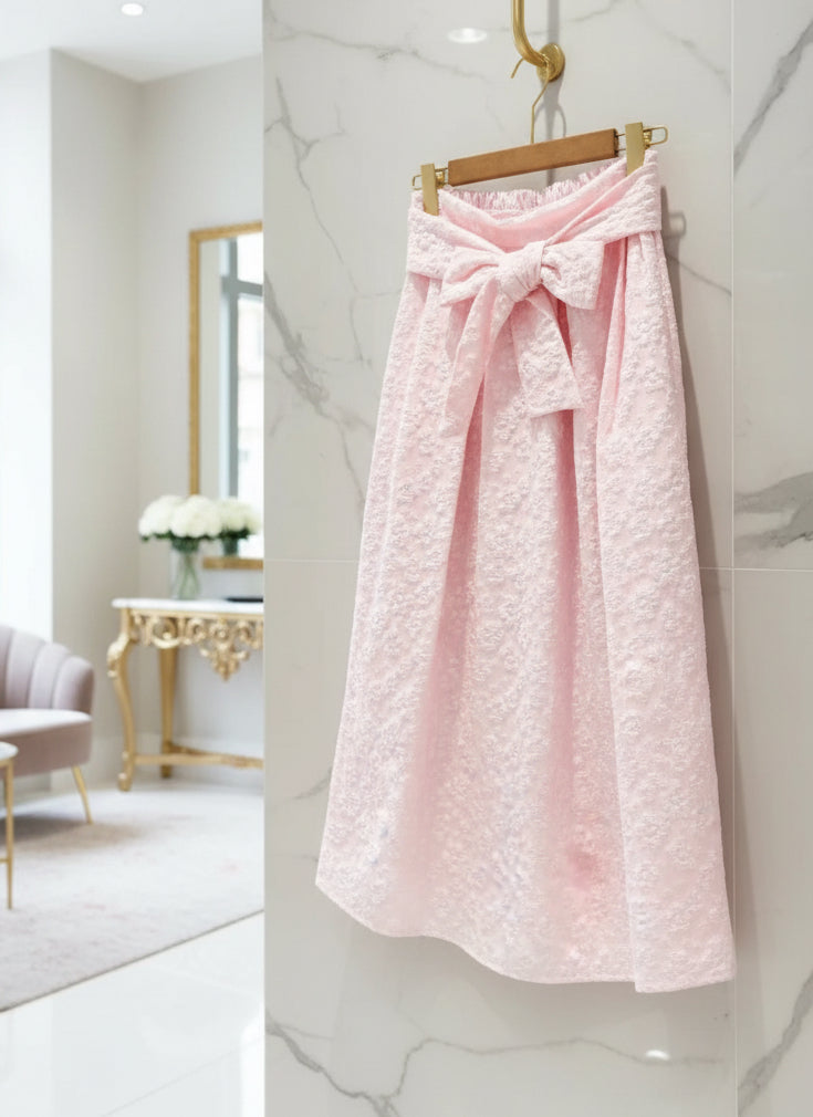 Jupe évasée dentelle DRAGÉE