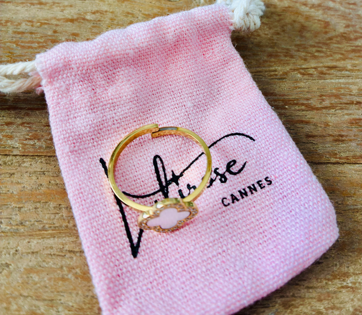 Bague LAORA Or et nacre