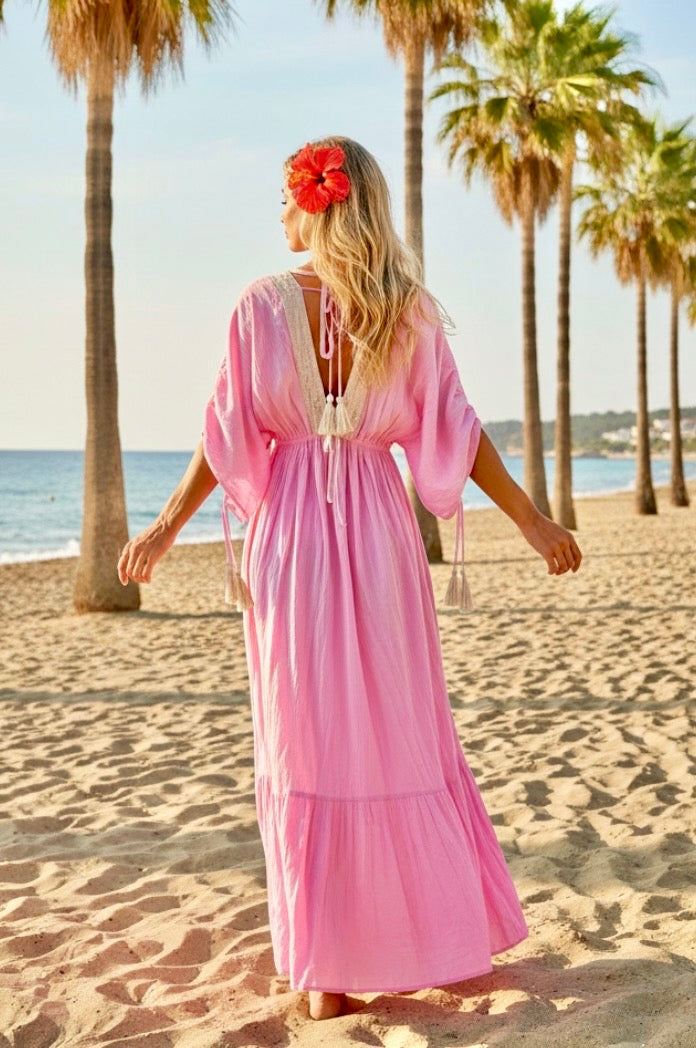 ROSA – Robe Longue Rose Bohème 🌸👗
