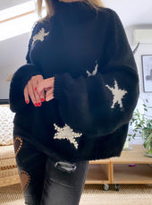 FILOU pearl star sweater