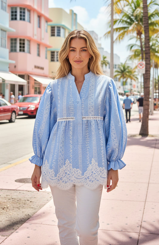 Blouse Tunique romantique LOUANE