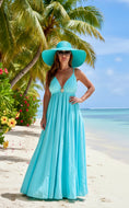 Cargar la imagen en la vista de la galería, Robe Longue Bohème NINA-Maxi Robe Coton Broche Dorée | Resort Été Femme
