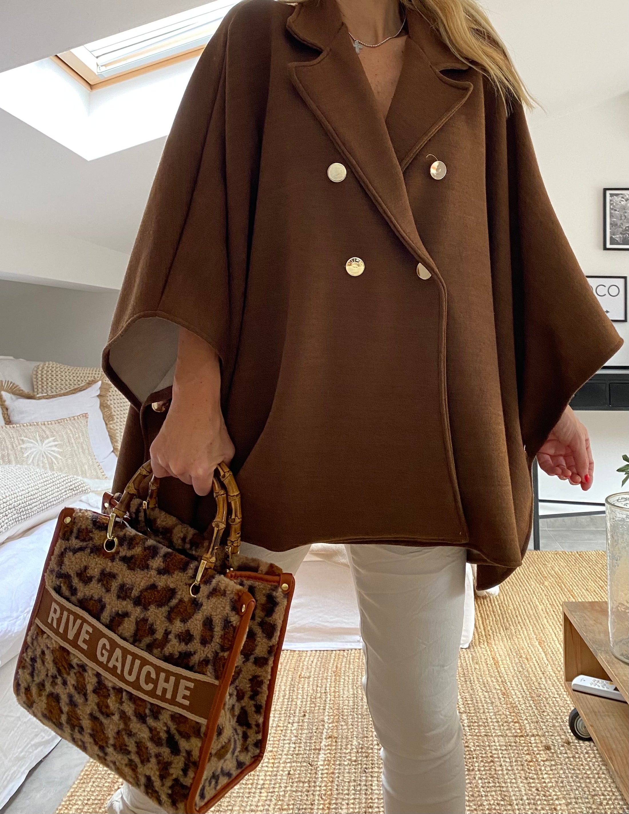 Bolso de leopardo VENIZA de RIVE GAUCHE