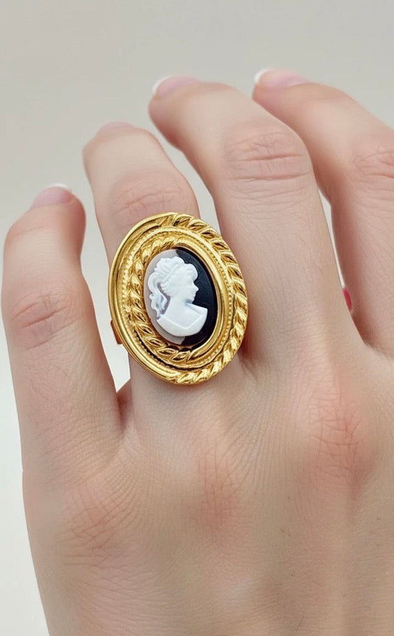Bague Médaillon Camée DONNA –