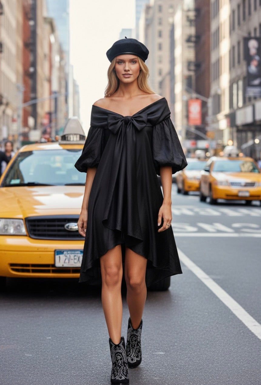 Robe  Nœud ASHLEY 🌸 | Bubble Dress Girly Chic (Copie)