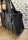 Load image into Gallery viewer, SIMONE black leather bag
