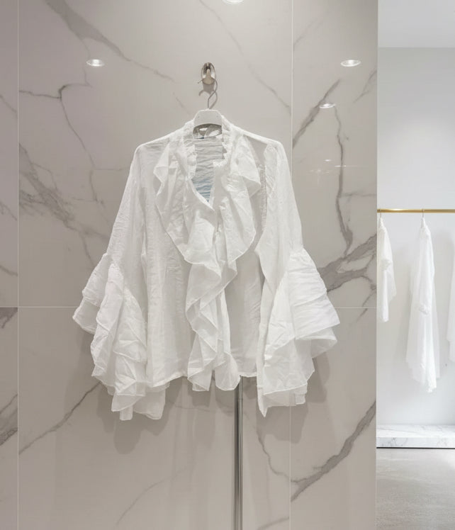 Blouse volants OCEANE