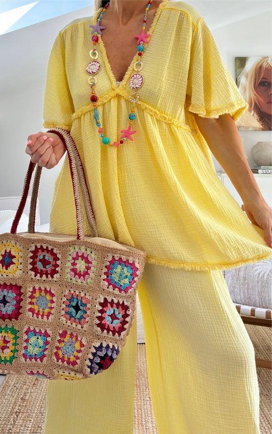 Blouse gaze de coton LAURA