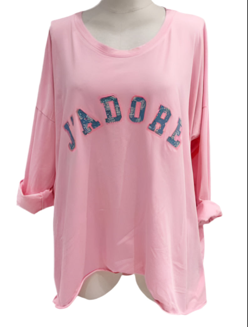 Tee-shirt coton oversize LOVA