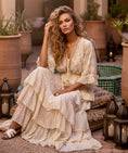 Load image into Gallery viewer, Robe Longue Bohème LORELEI — Volants & Dentelle Gypsy
