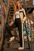 Cargar la imagen en la vista de la galería, Veste Zippée jogg Beige LENOX — Col Montant
