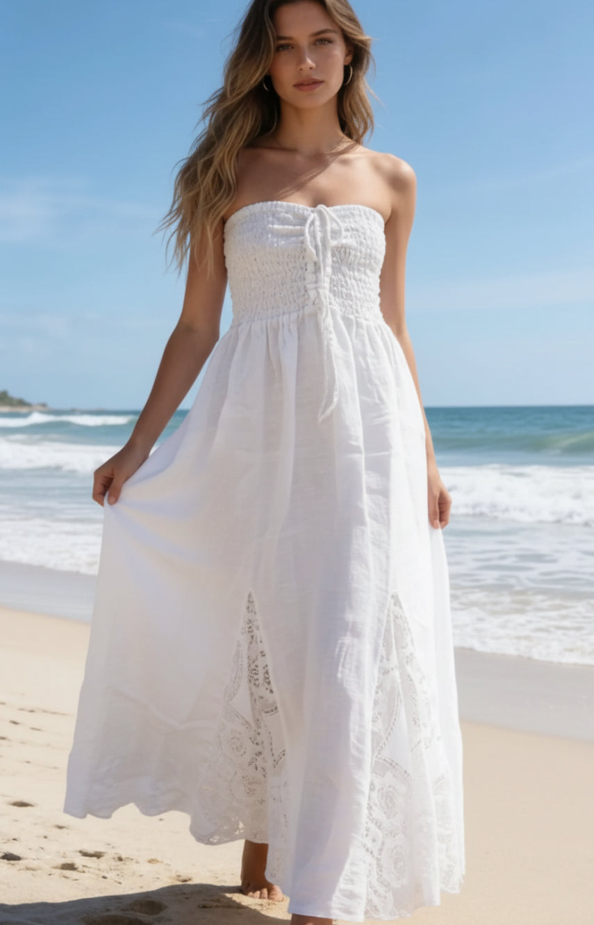 Robe bustier lin CLARA