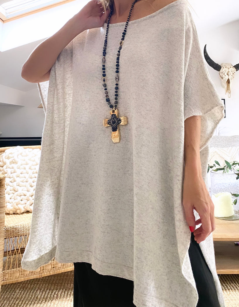 Pull oversize avec cachemire KIM