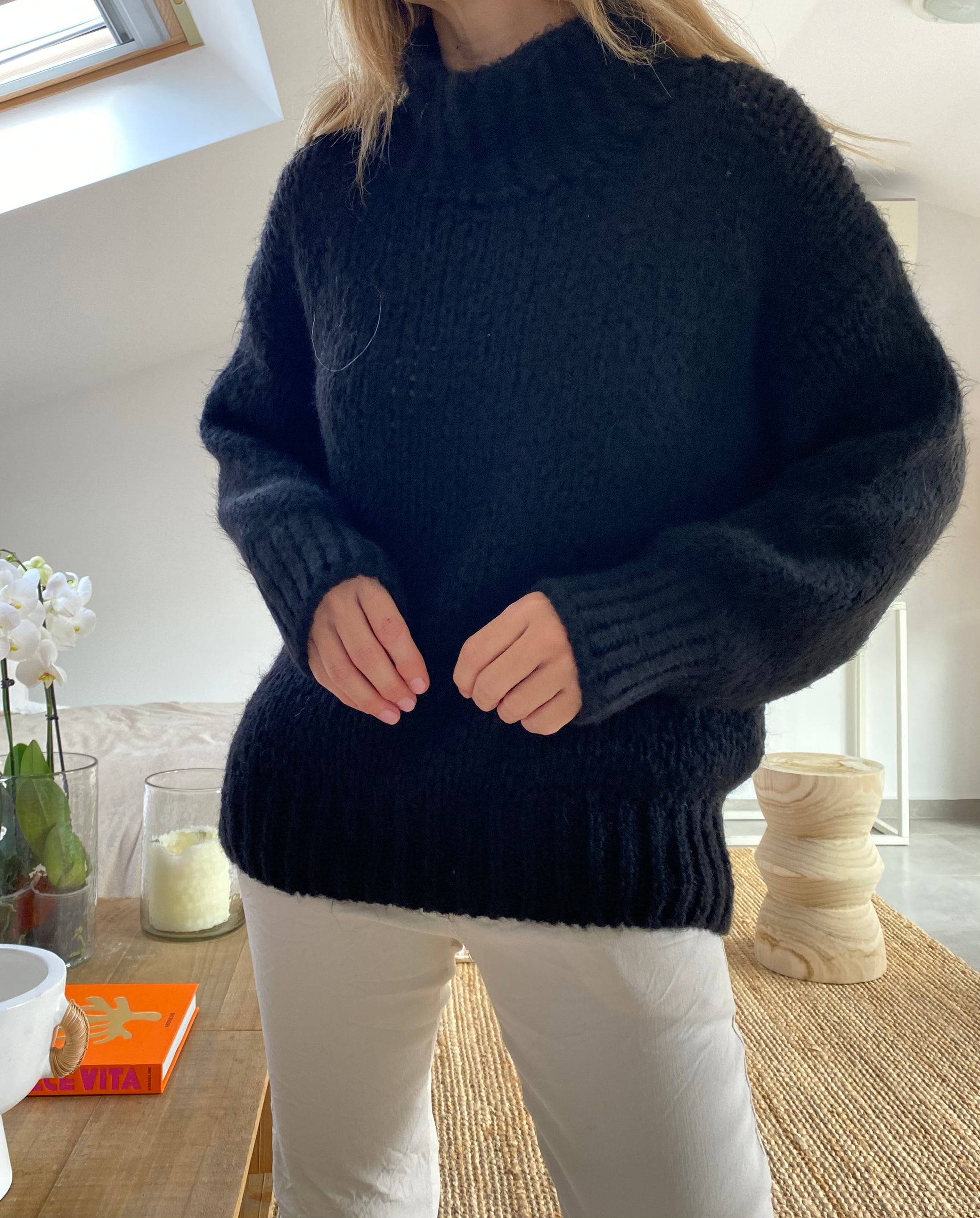 Pull maille doux JERRY