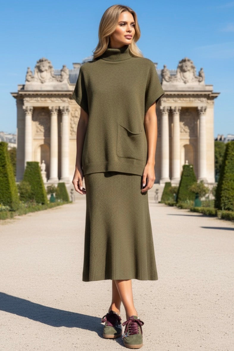 Pull Col Roulé ANNA – Effet Cachemire oversize