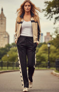 Cargar la imagen en la vista de la galería, Veste Zippée jogg Beige LENOX — Col Montant
