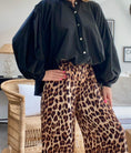 Charger l'image dans la visionneuse de la galerie, Pantalon large soie léopard KENY

