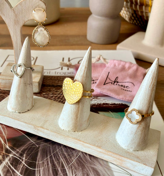 Bague ANNIE argent cœur