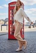 Charger l'image dans la visionneuse de la galerie, Pantalon Large Maille Toucher Cachemire BRITNEY
