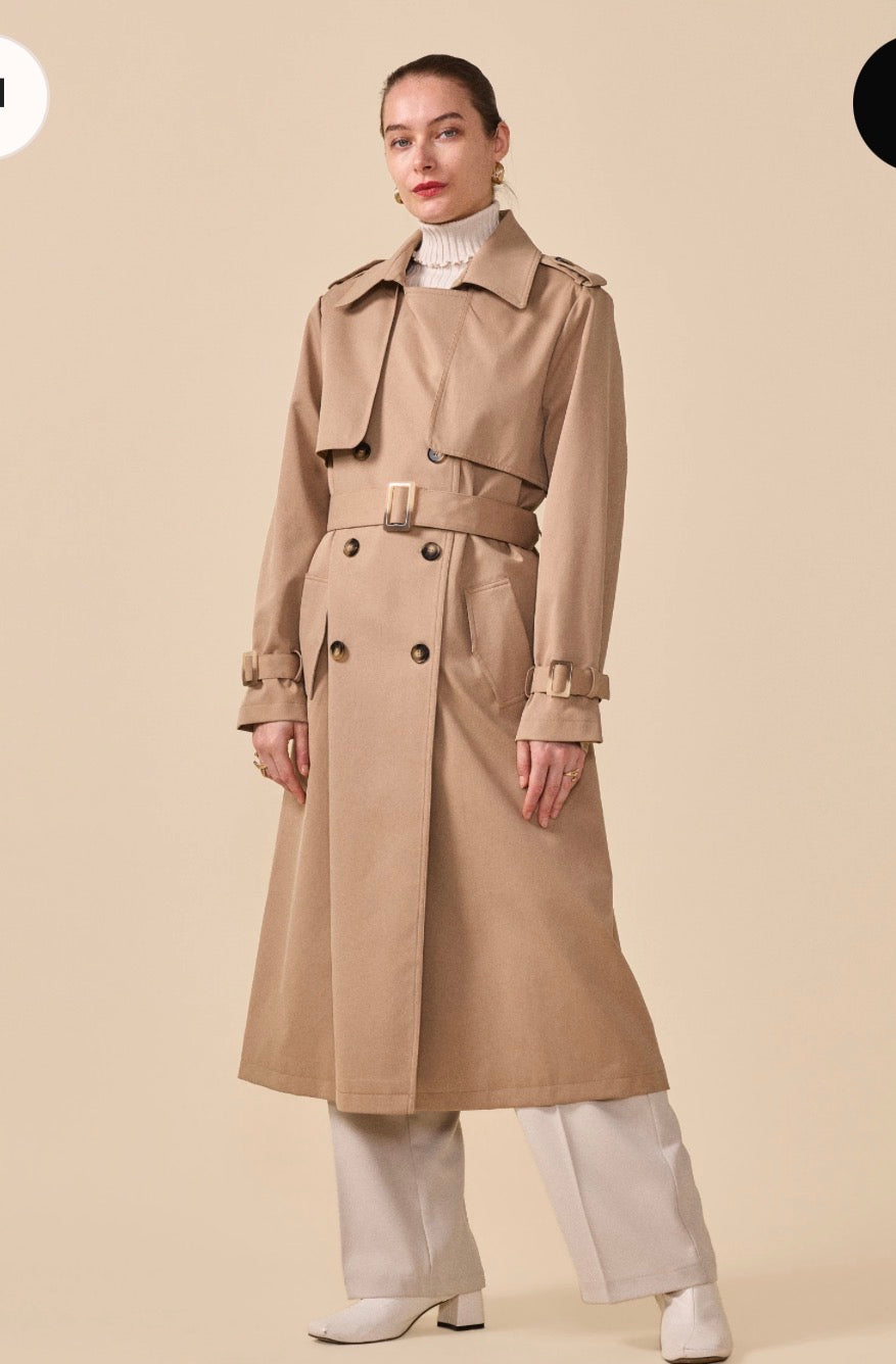 Trench imperméable Camel AUSTIN
