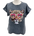 Load image into Gallery viewer, Tee-shirt tigre perles KIARA
