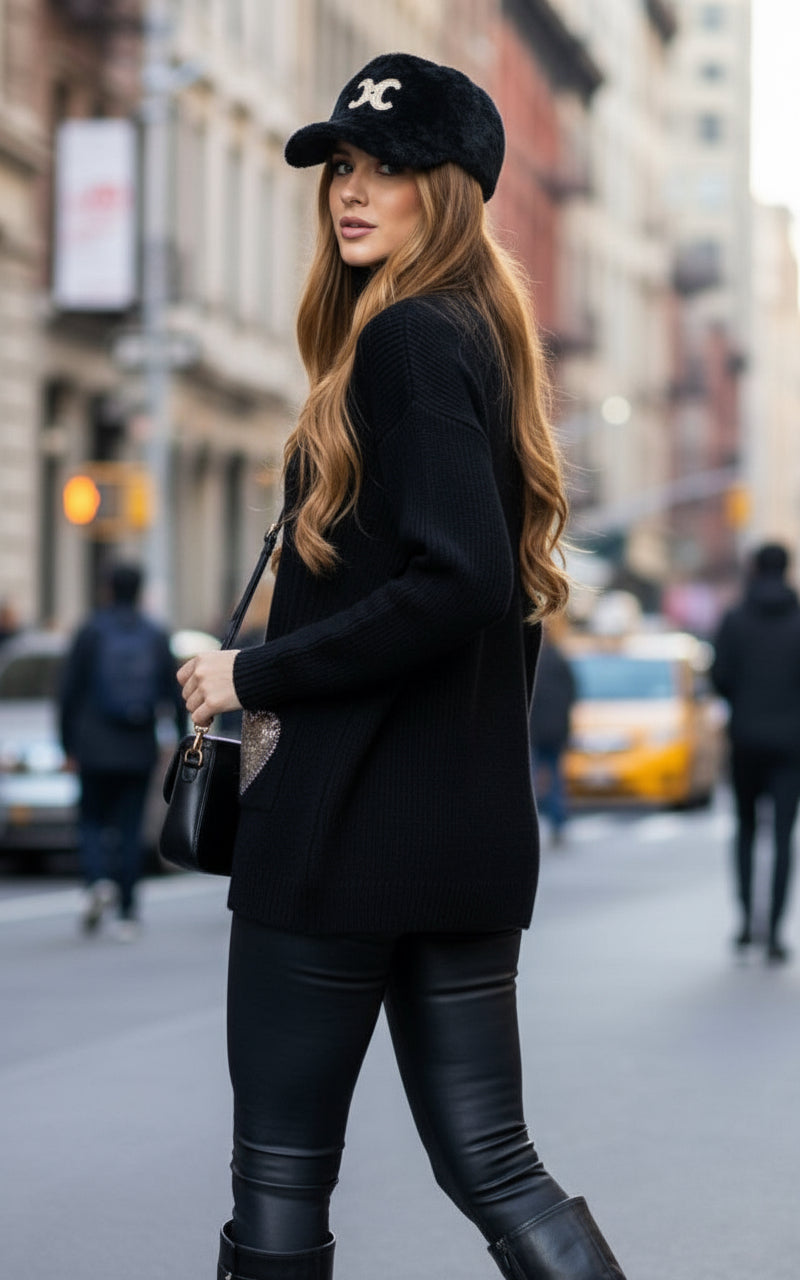 Pull col roulé oversize ORIANA