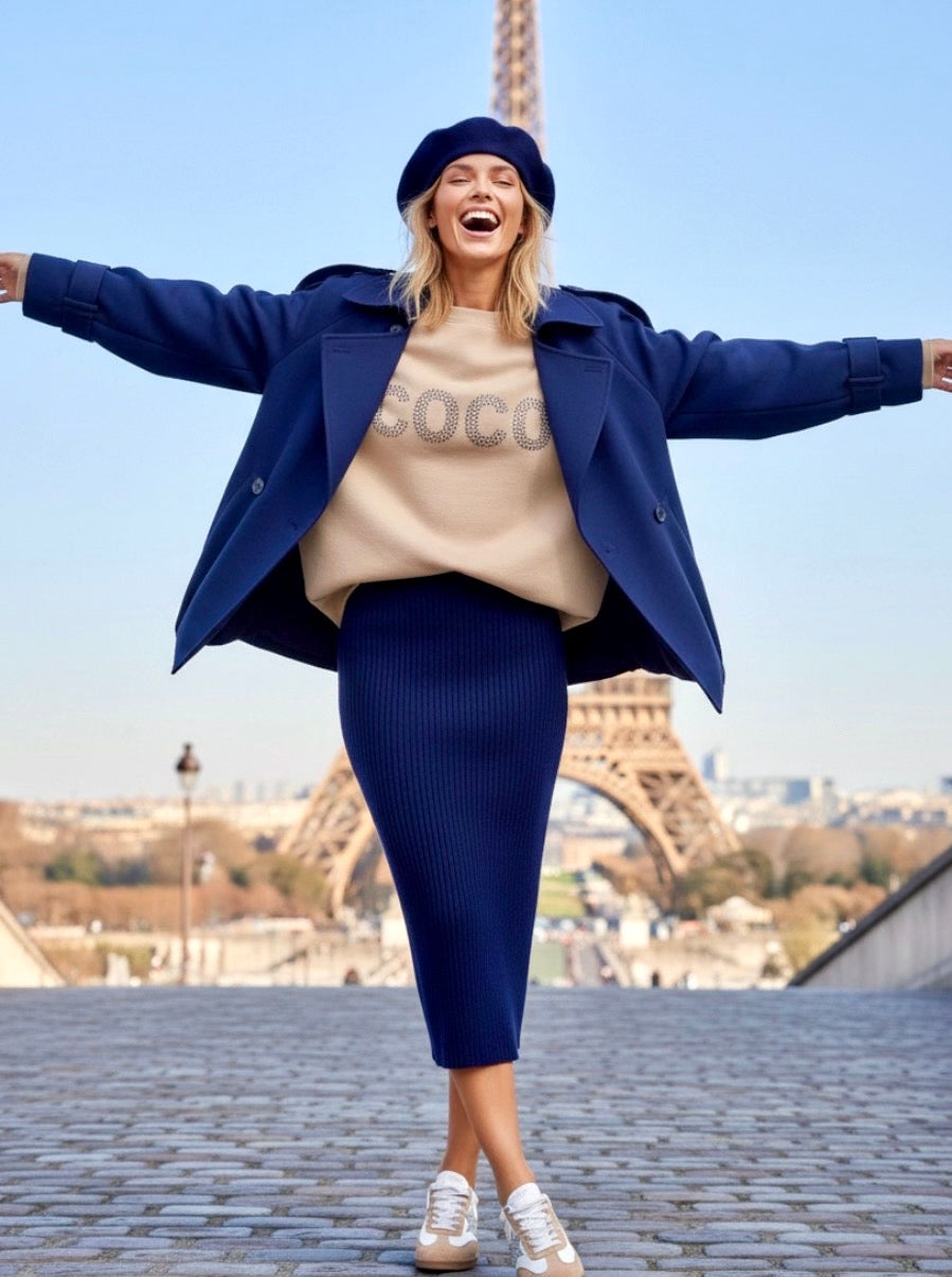 Imperméable Trench marine FRANCINE