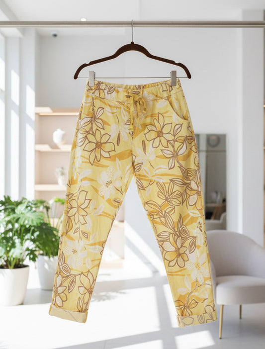 Pantalon fleuri SPRING