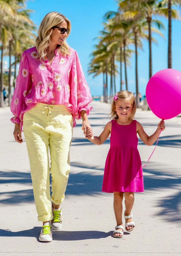 Pantalon toile unie LÉA
