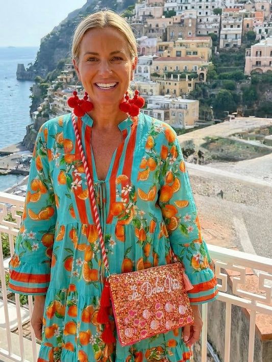 Sac bandoulière perles ALBA